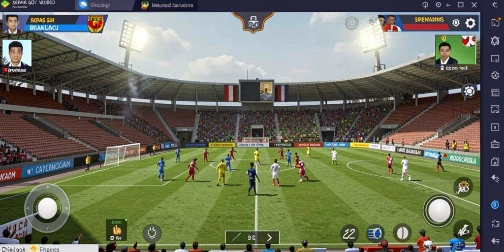 Tampilan menu multiplayer yang menarik dan mudah digunakan.