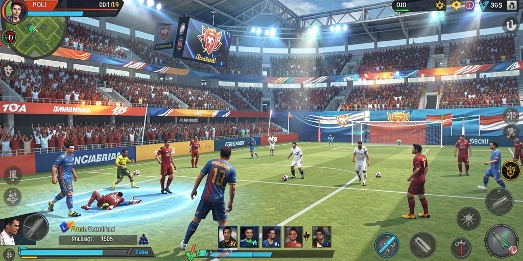 Mode multiplayer yang memungkinkan bersenang-senang bersama teman.