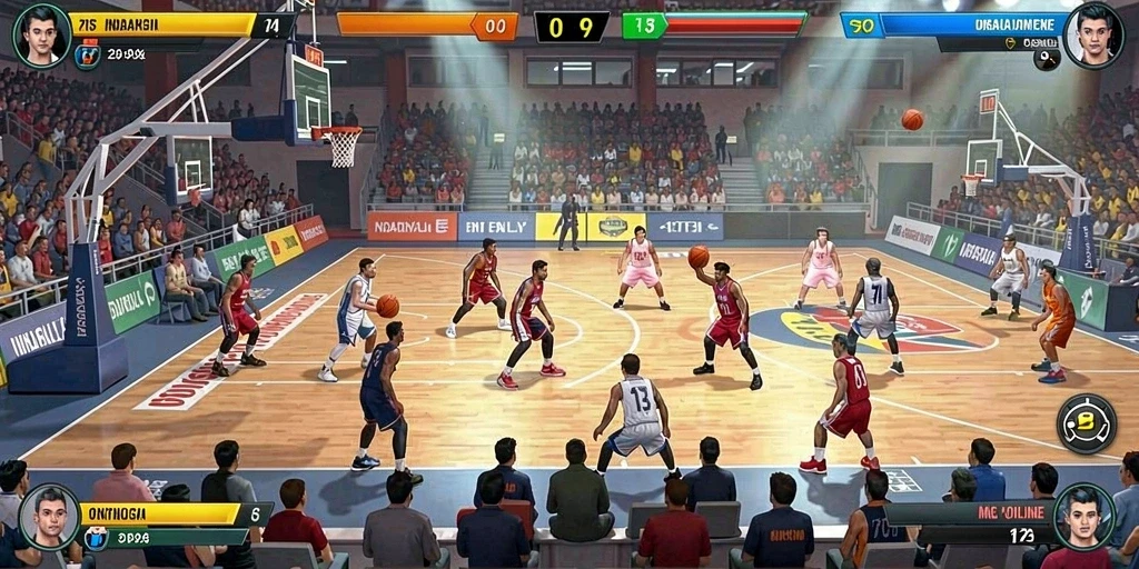Mode multiplayer yang memungkinkan interaksi pemain.